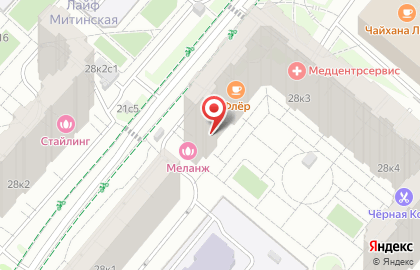 Федеральная сеть магазинов КанцПарк на Митинской улице на карте
