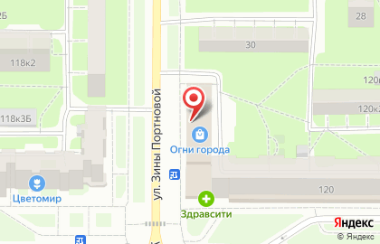 Туристическая компания Верса на метро Ленинский проспект на карте
