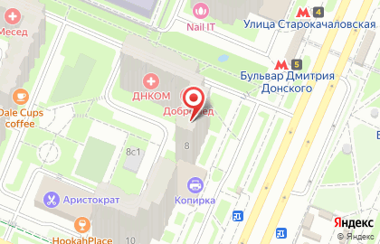 У Палыча на бульваре Дмитрия Донского на карте