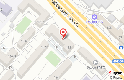 Парикмахерская в Москве на карте