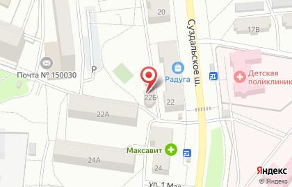 Магазин Дворик на Суздальском шоссе на карте