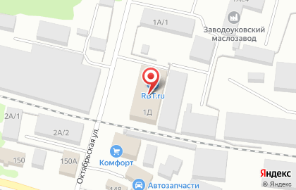 Профи на Октябрьской улице на карте
