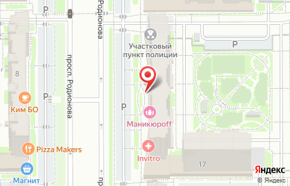 Фирменный салон напольных покрытий Quick Step в Калининском районе на карте