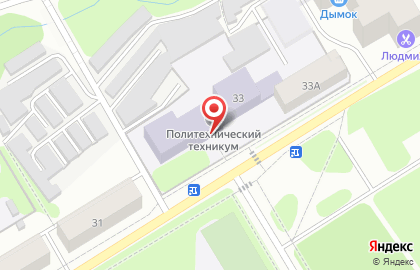 Краснокамский Политехнический Техникум на улице Чапаева на карте