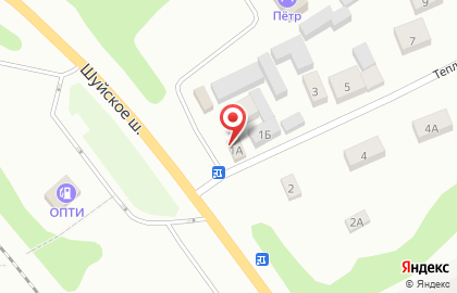 Продуктовый магазин в Петрозаводске на карте