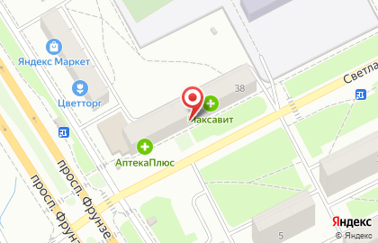 Аптека Аптекарь в Фрунзенском районе на карте
