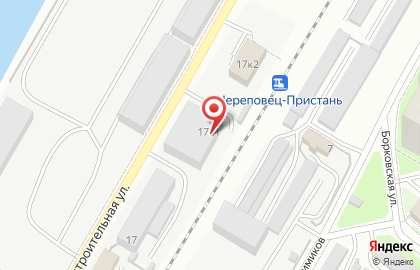 Шиномонтажная мастерская на Судостроительной улице на карте