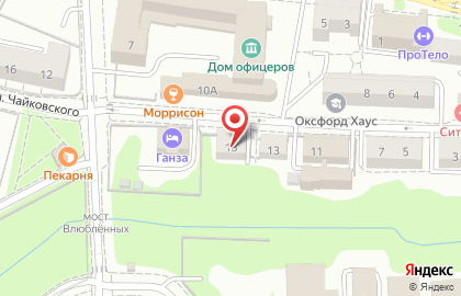 Многопрофильная клиника Ультрамед на улице Чайковского на карте