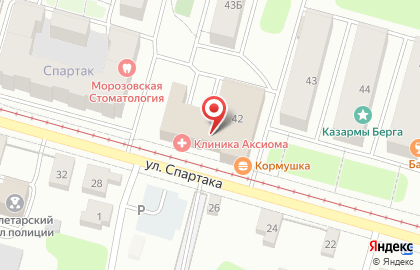 Сервисный центр IT Helper на улице Спартака на карте
