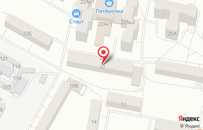 Супермаркет Пятерочка на улице Ульянова на карте