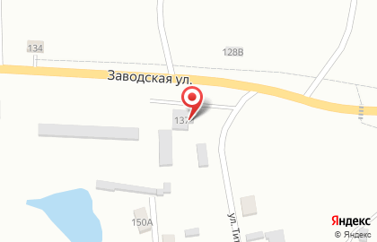 Продуктовый магазин У Петровича на Заводской улице на карте