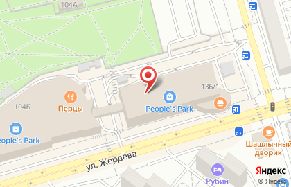 Хобби-гипермаркет Леонардо в Октябрьском районе на карте