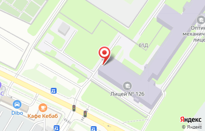 Полюстрово-авто на карте