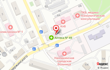 Продуктовый магазин во Владивостоке на карте