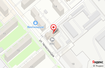 Банкомат СберБанк на улице Челюскинцев на карте