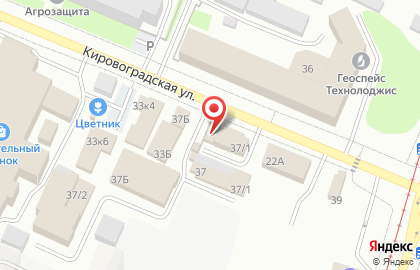 Шиномонтажная мастерская на Кировоградской улице на карте