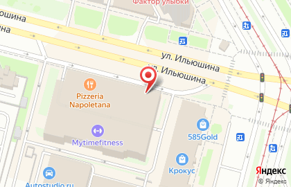 Магазин сувениров и подарков Фэн Шуй на улице Ильюшина на карте