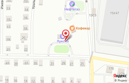 АЗС Лукойл в Ижевске на карте