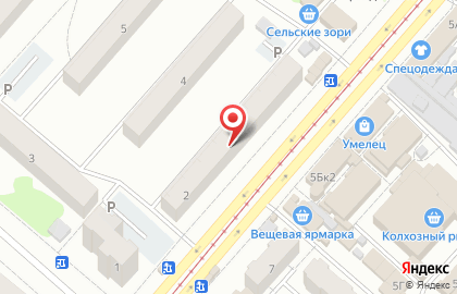 Аптека от Склада в 9-м микрорайоне в Ачинске на карте