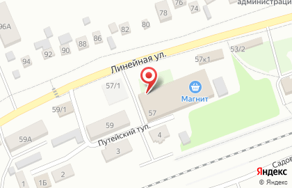 Магазин Хозмастер на Линейной улице на карте