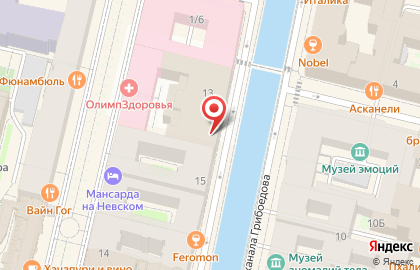 Банкомат Росбанк в Санкт-Петербурге на карте