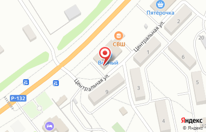 Автомат по продаже питьевой воды Пять Родников на Центральной улице на карте