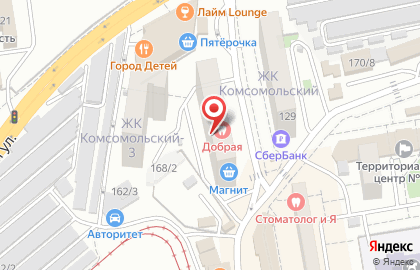 Стоматология Добрая на Уральской улице на карте