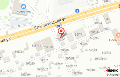 Баня в Барнауле на карте