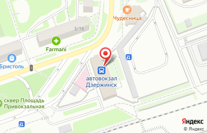 Магазин мясной продукции на Привокзальной площади на карте