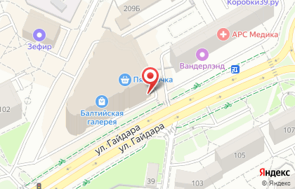 Магазин домашнего текстиля Текстиль Маркет в Ленинградском районе на карте