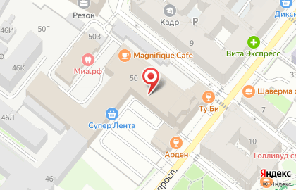 Тайм на Чкаловском проспекте на карте
