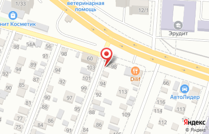 Шиномонтажная мастерская в Первомайском районе на карте