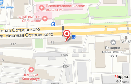 Пункт выдачи посылок DPD на улице Николая Островского, 134 на карте