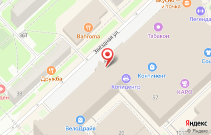 Детейлинг-центр Форсаж в Московском районе на карте