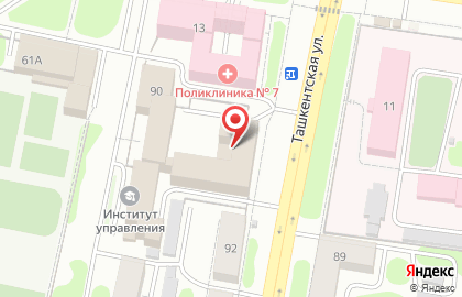 Охранное агентство Кодекс на Ташкентской улице на карте