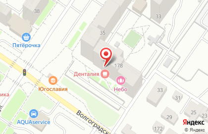 Салон красоты Парадиз на Волгоградской улице на карте