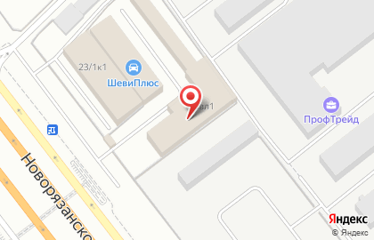 Техцентр ШевиПлюс на Новорязанском шоссе на карте