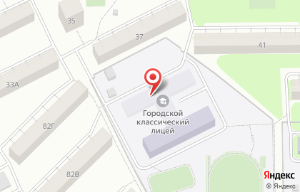 Средняя общеобразовательная школа №5 на Октябрьском проспекте на карте