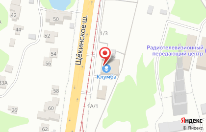 Восьмёрка в Центральном районе на карте