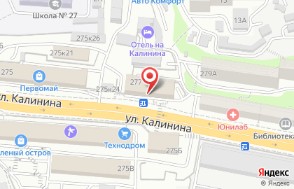 Торгово-сервисный центр iON в Первомайском районе на карте