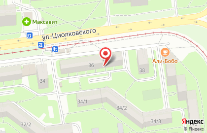 Аргус на улице Циолковского на карте