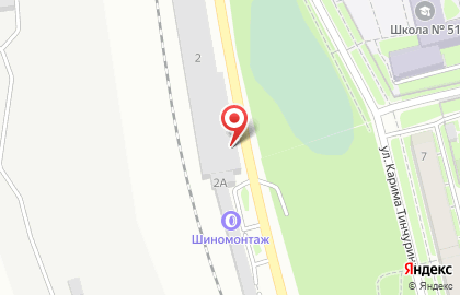 Автотехцентр Столица на улице Карима Тинчурина на карте