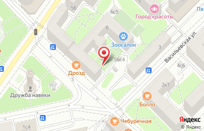 Карамель на Тишинской площади на карте