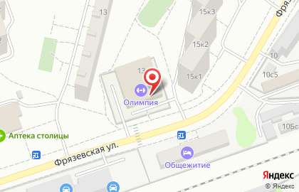 Школа айкидо Ронин на Фрязевской улице на карте