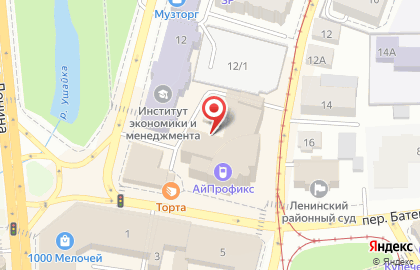 ГОРОДСКАЯ САНИТАРНО-ЭПИДЕМИОЛОГИЧЕСКАЯ СЛУЖБА на площади Батенькова на карте