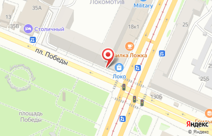 Пункт быстрого питания Дубаи-Мастер Шеф на площади Победы на карте