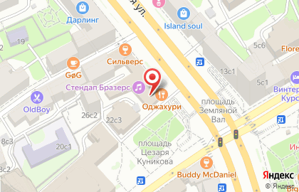 Ресторан Оджахури в Москве на карте