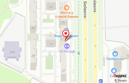 Ремонт холодильников в Челябинске на улице Бейвеля на карте