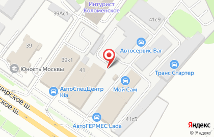 Специализированный техцентр Автоматик Москва в Москворечье-Сабурово на карте