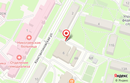Косметический салон на Константиновской на карте